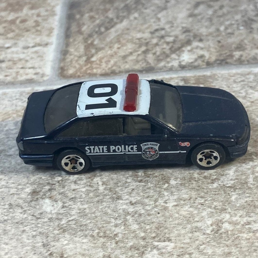 Hot Wheels 1989 State Police‎ Diecast Car Dark Blue 01 Patrol
